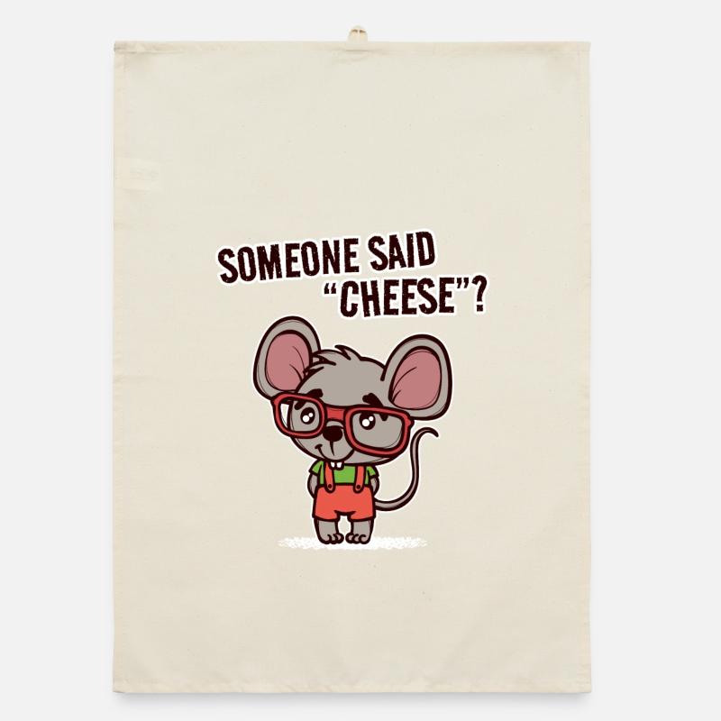 Mouse Lap Animal Statement Pets Animals Organic dish towel