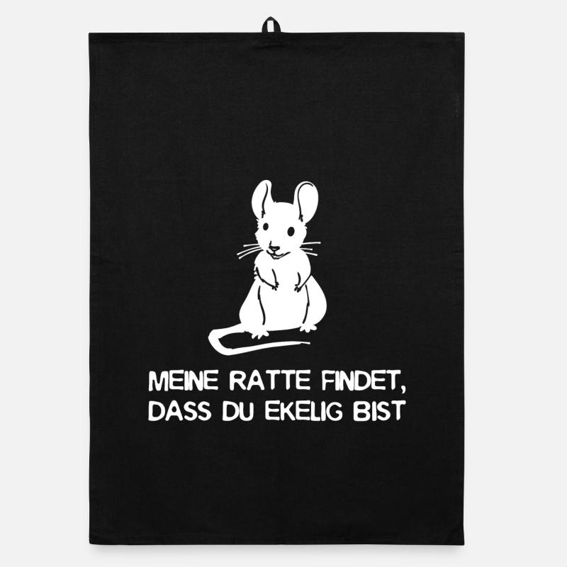 Lap Animal Rat Statement Animaux de compagnie Torchon bio