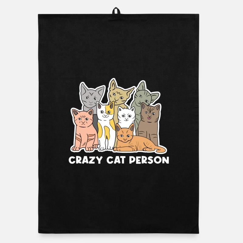 Cat Statement Stuffed Animal Pets Pet Organic dish towel