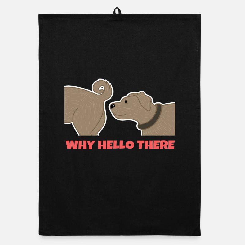 Dog Statement Cuddly Toy Pet Pet Organic dish towel