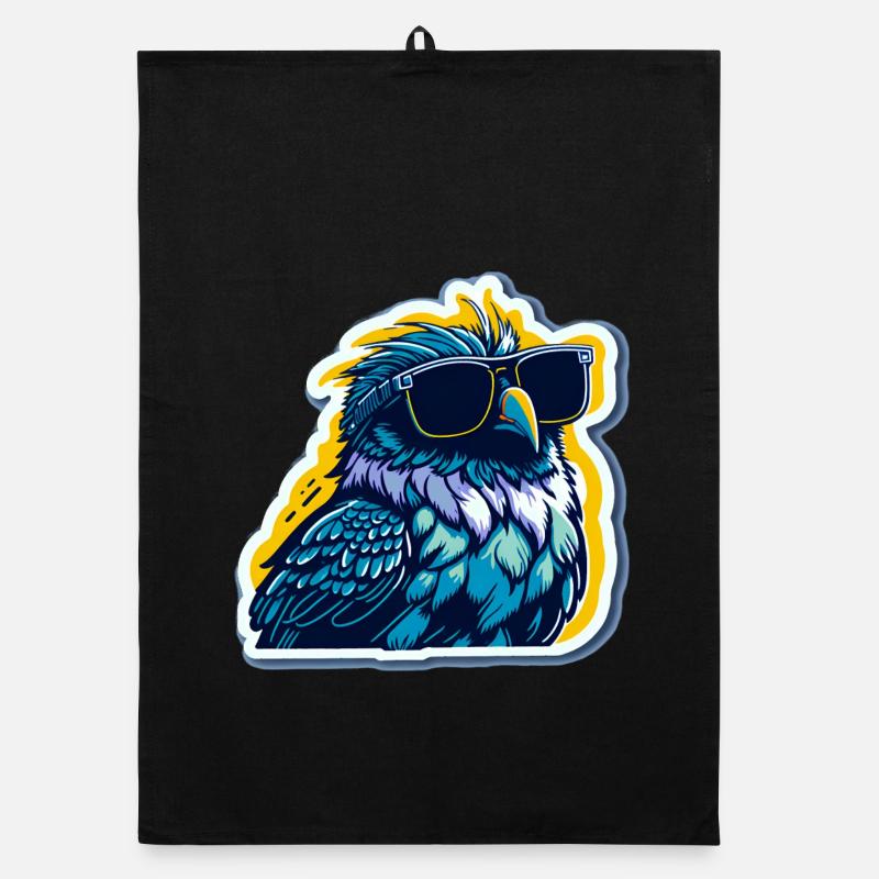 Un oiseau si cool Torchon bio