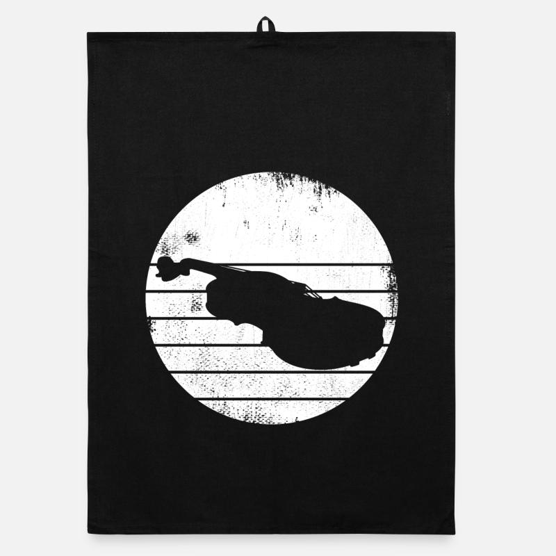 Violin Sketch Organic dish towel