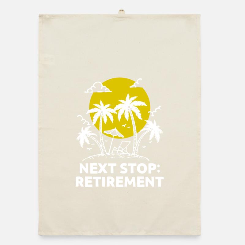 Déclaration de retraite Loisirs Adieu Retraité Torchon bio