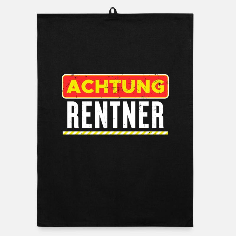 Déclaration du retraité Retraite Retraité Senior Torchon bio
