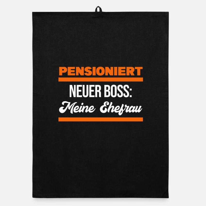 Retirement Statement Senior Retirement Retiree Organic dish towel