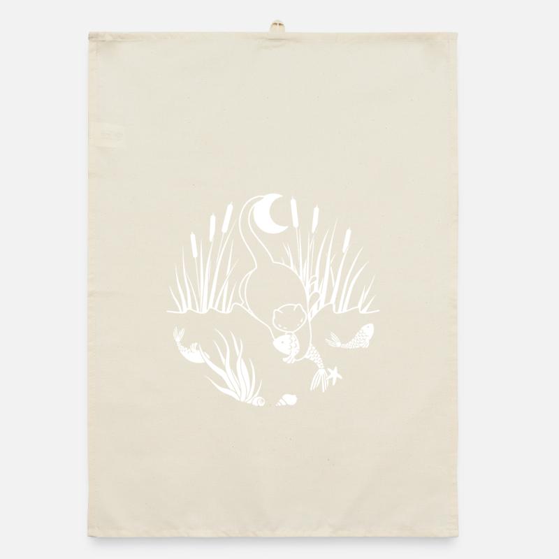 Midnight Catch Organic dish towel
