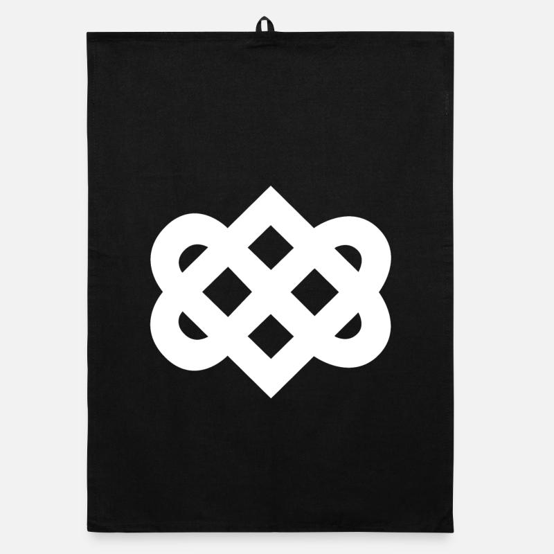 Elegant Abstract Tribal Pattern Organic dish towel