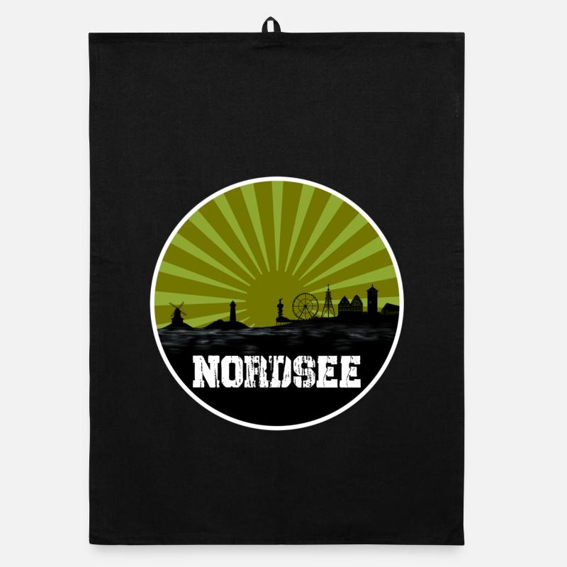 Nordsee Retro Line Organic Geschirrtuch
