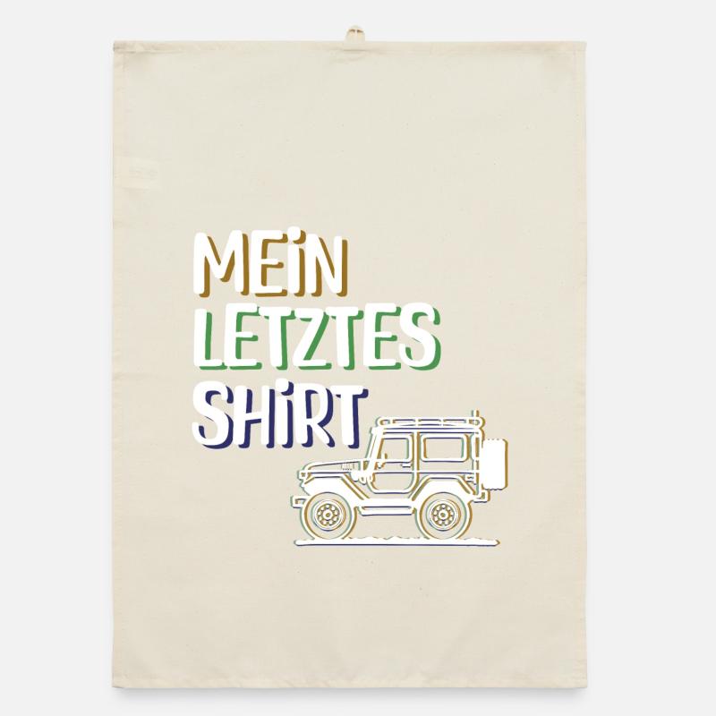 Caravan Camping Chilling Camping Statement Holiday Organic dish towel