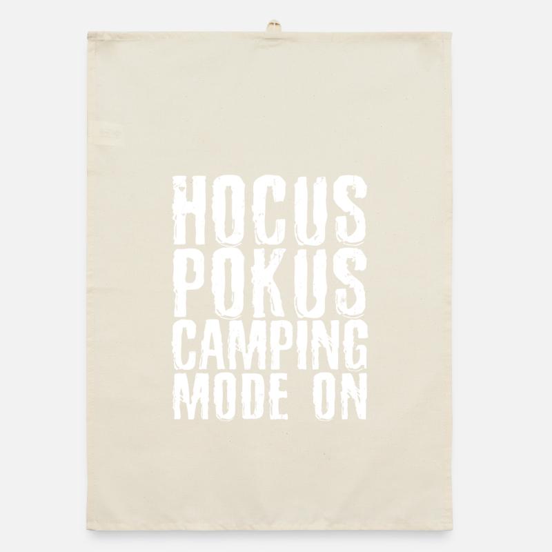 Relax Camping Randonneurs Déclaration Vacances Camping Torchon bio