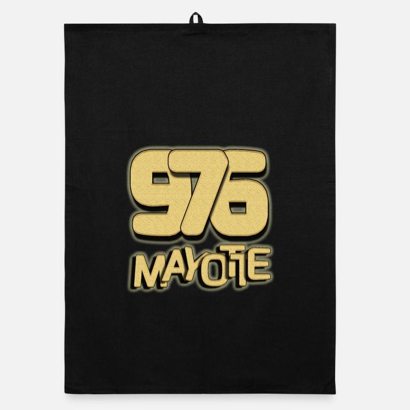 T SHIRT 976 MAYOTTE_MAORÉ Torchon bio