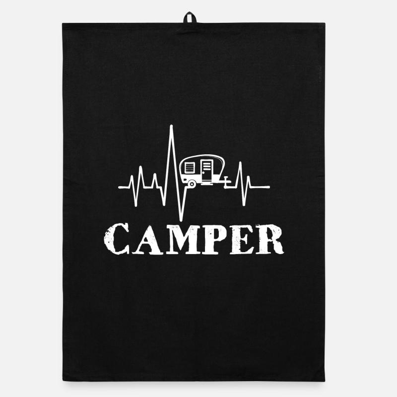 Camper Dire Camping Camping-car Vacances Vacances Torchon bio