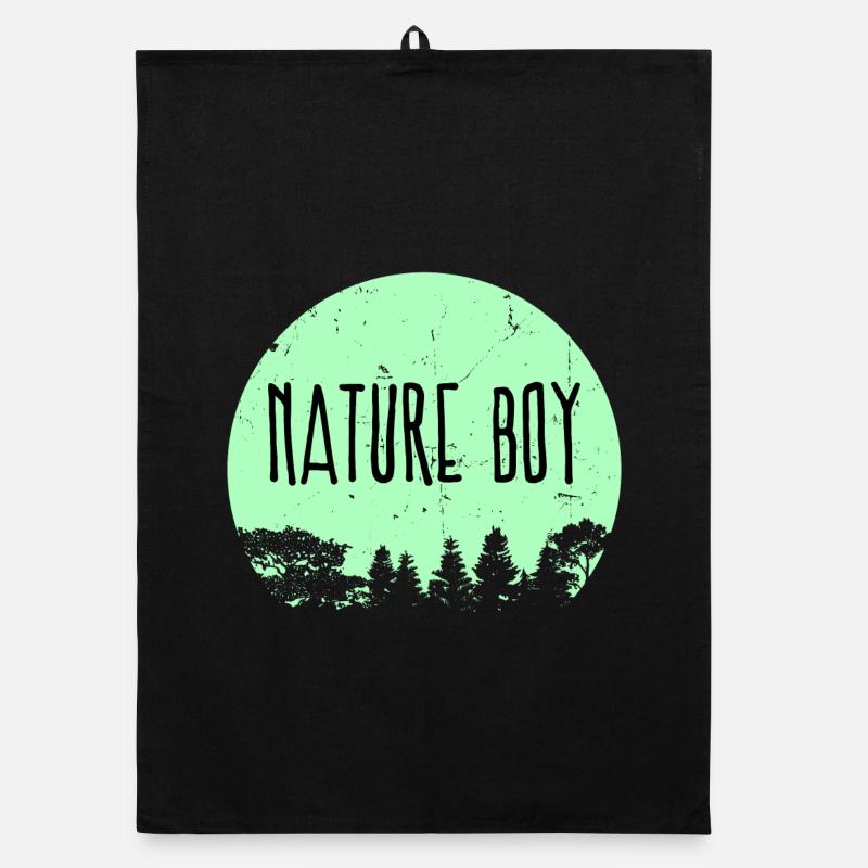 Campsite Nature Statement Hikers Camping Organic dish towel