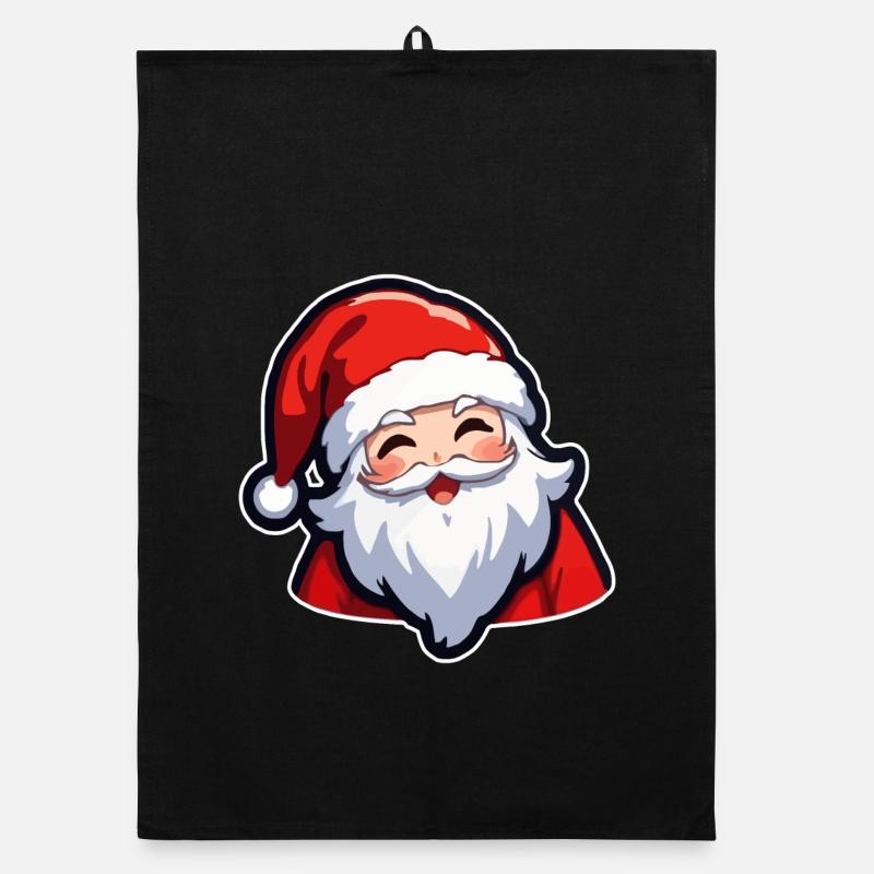 Santa Claus Organic dish towel