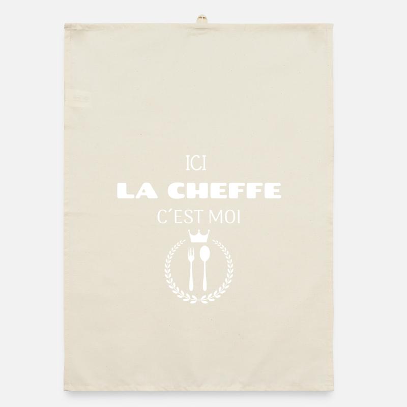 Ici la cheffe c’est moi Torchon bio