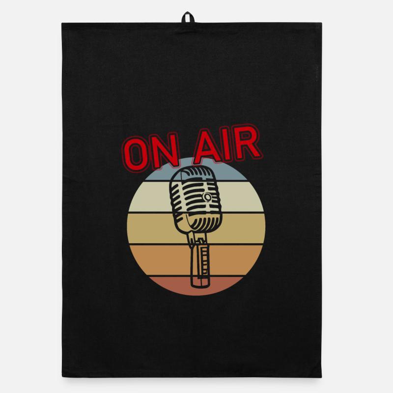 Microphone on air Organic dish towel