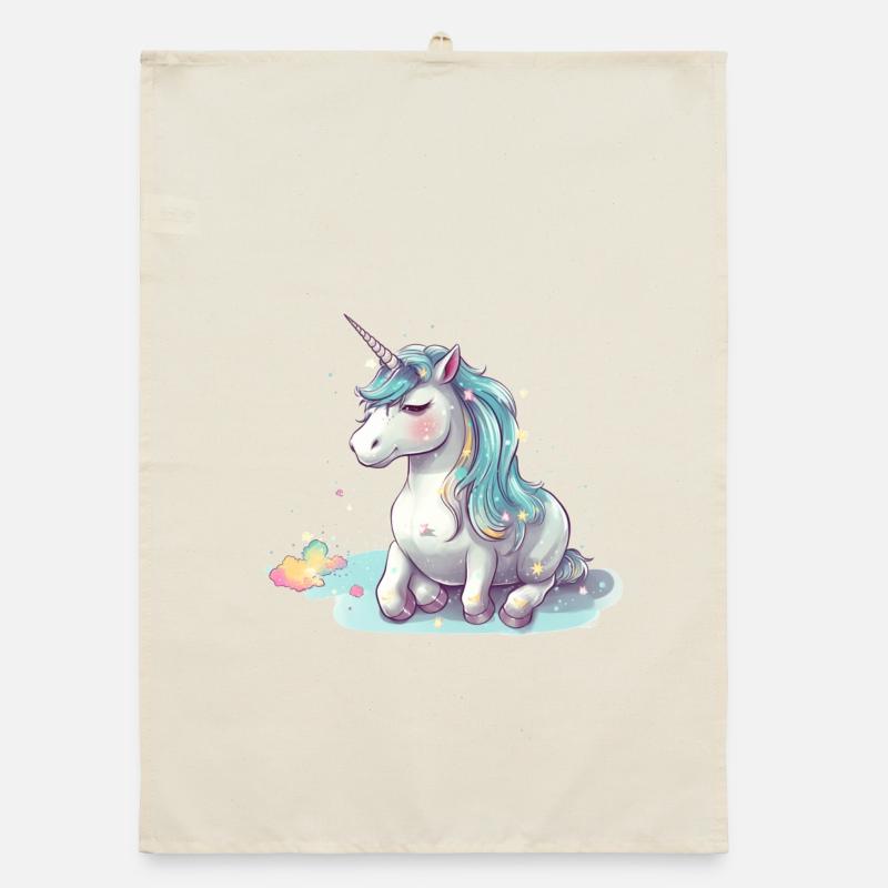 Licorne inclinable Torchon bio