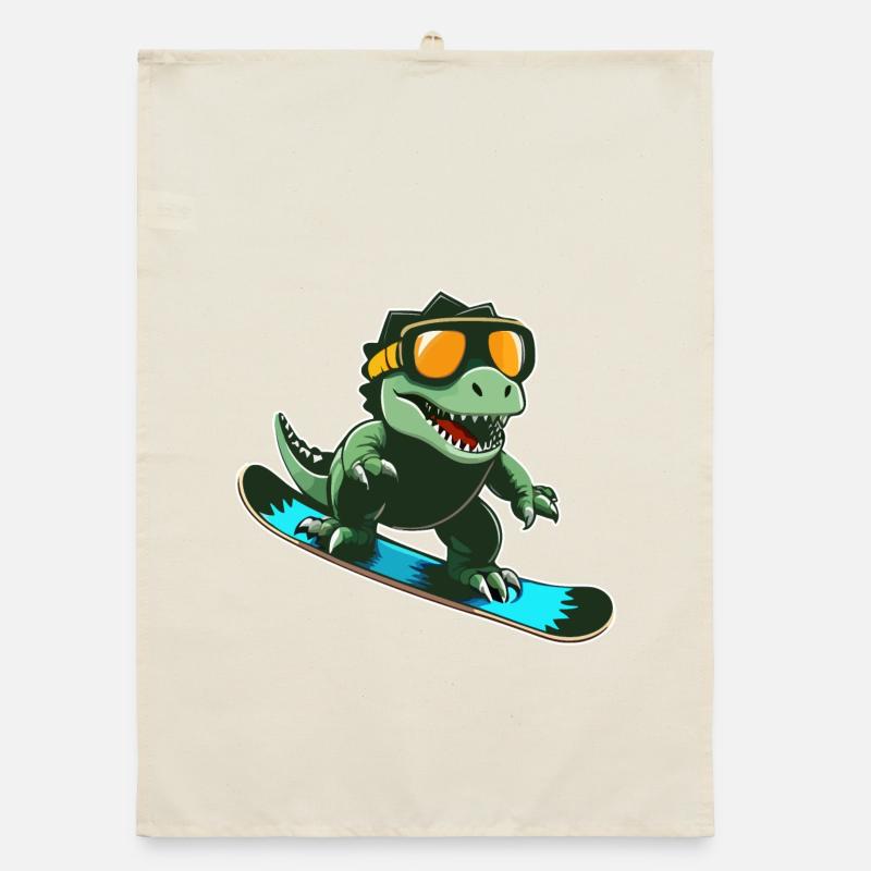 T-Rex Snowboard Torchon bio
