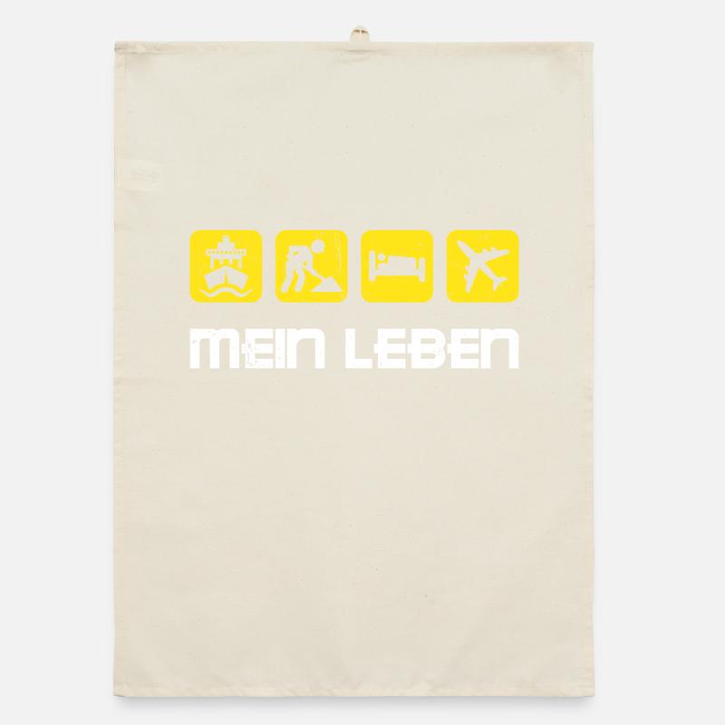 Déclaration de travail du travailleur Gagner de l’argent Torchon bio