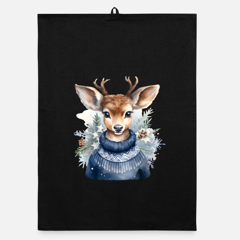 Pull d’hiver en forme de renne Torchon bio