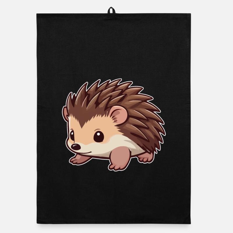 Niedlicher Igel Tier Organic Geschirrtuch
