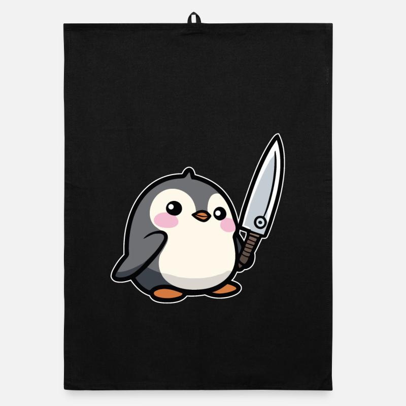 Drôle de pingouin Torchon bio