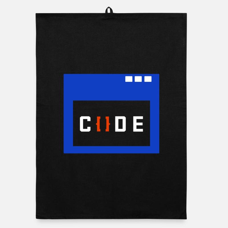 Coder Earn Money Employee Work Success Organic dish towel