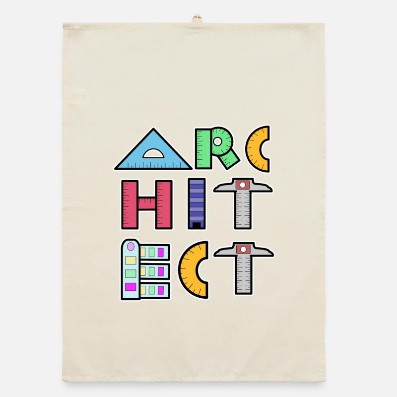 Career: Architect, Profession, Job, Work, Supervisor Organic dish towel