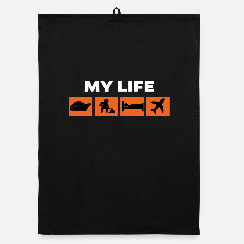 Arbeit Statement Job Arbeiter Karriere Workaholic Organic Geschirrtuch