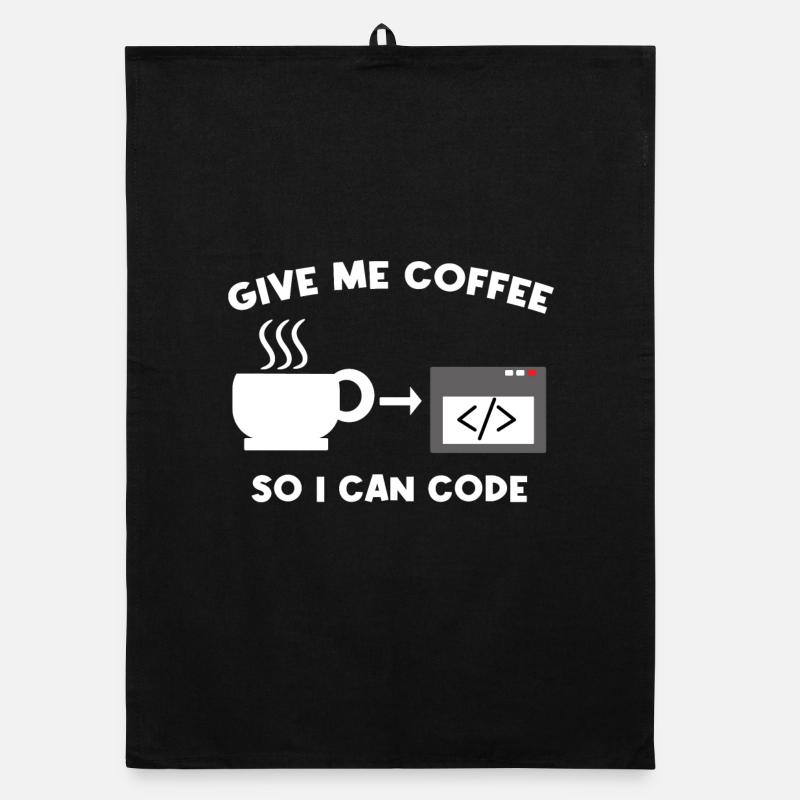 Coder Worker Statement Job Profession Career Success Organic dish towel