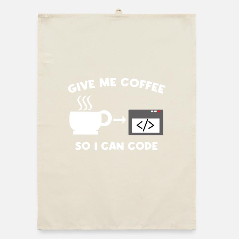 Coder Worker Statement Job Profession Career Success Organic dish towel