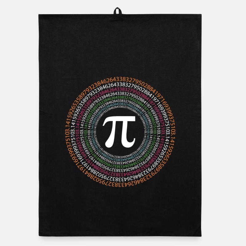 Pi-Tag - Glücklicher Pi-Tag Organic Geschirrtuch
