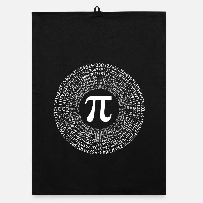 Pi-Tag - Glücklicher Pi-Tag Organic Geschirrtuch