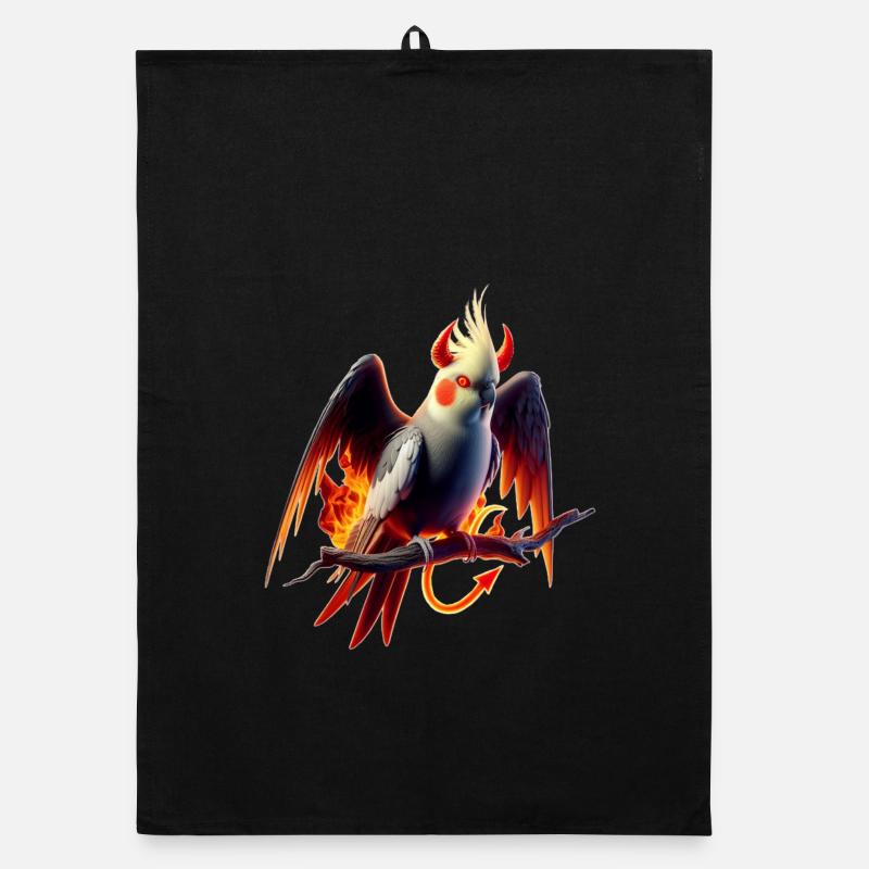 Devil Nymph (02) Organic dish towel