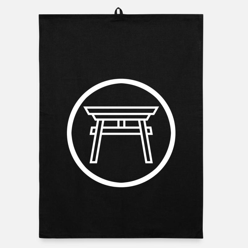 Couleur blanche torii Torchon bio
