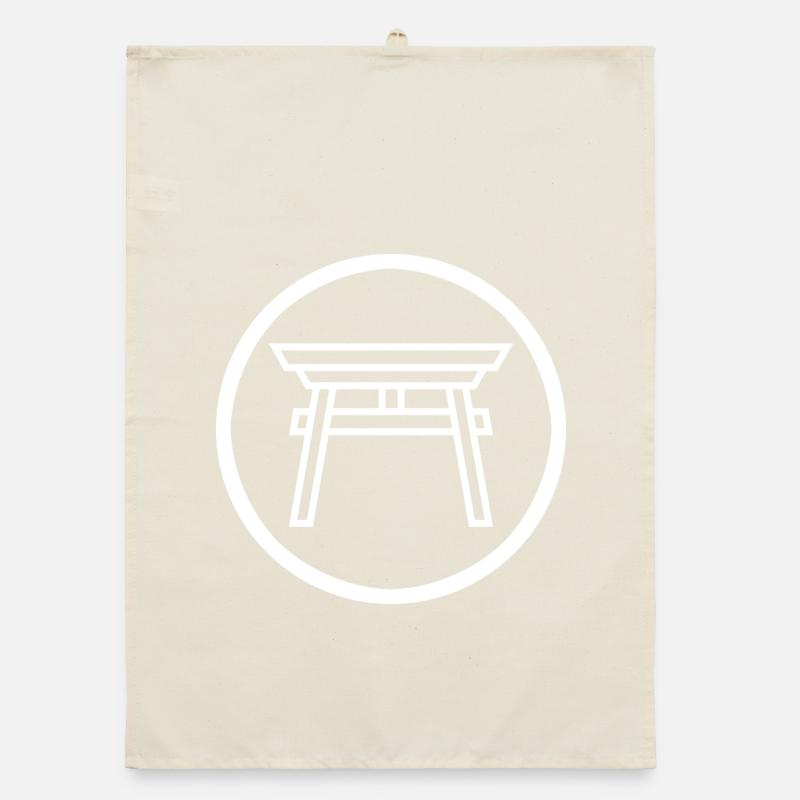 Couleur blanche torii Torchon bio