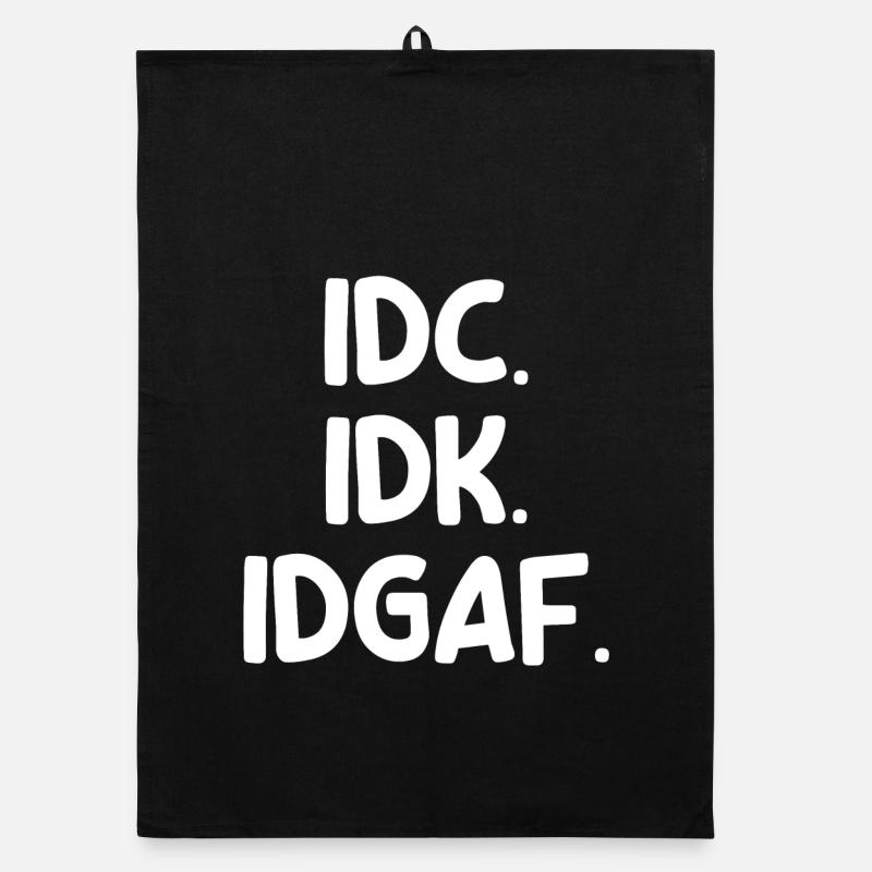 Déclaration indifférente et froide Je m’en fiche Attitude Torchon bio