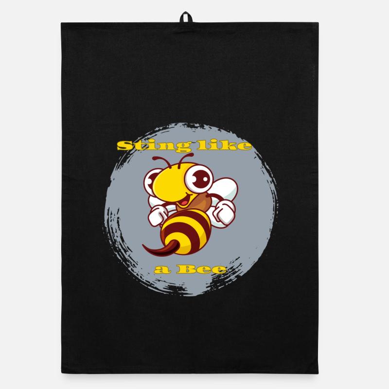 Sting like a bee Organic dish towel