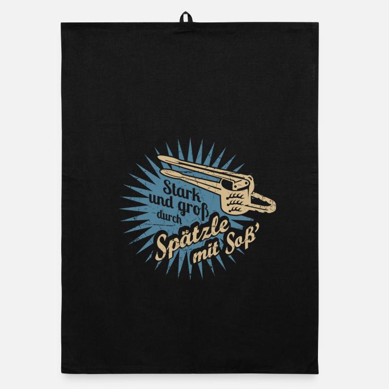 Spätzle mit Soß' Organic Geschirrtuch