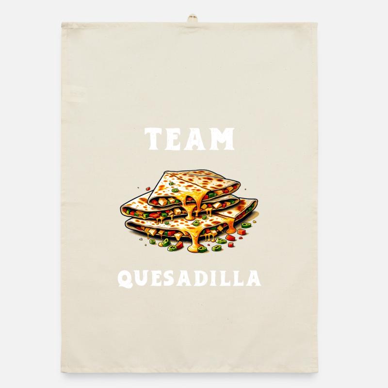 Équipe Quesadilla Mexique Torchon bio