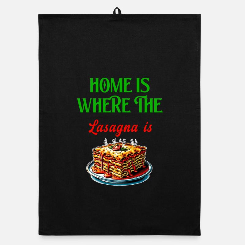 C'est à la maison que se trouvent les lasagnes Torchon bio