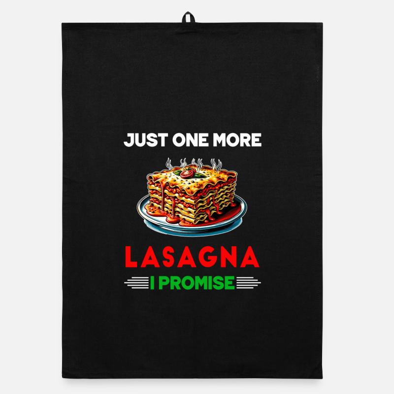 Encore une lasagne, je te le promets Torchon bio