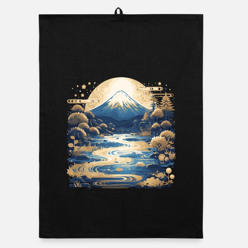 Mount Fuji Organic dish towel