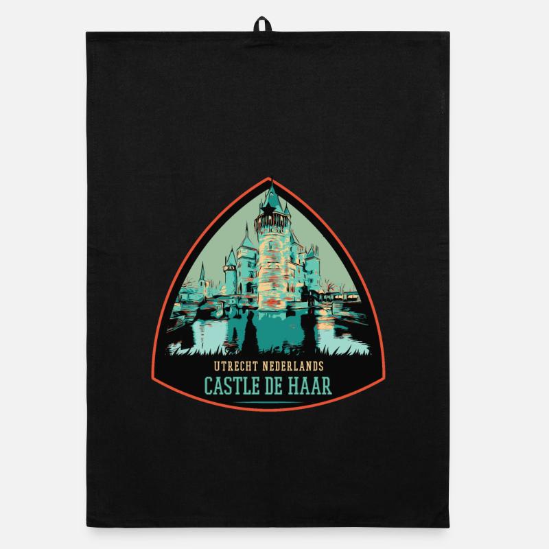 Haar Castle: Dutch Elegance Organic dish towel