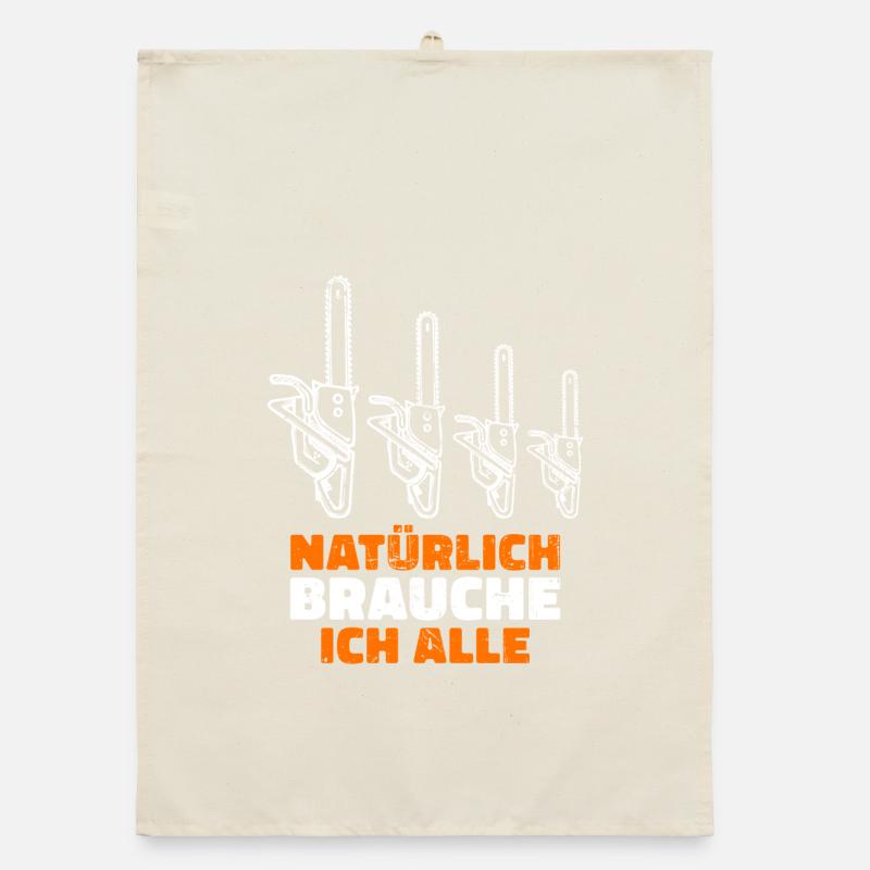 Bûcheron bois déclaration sciure sciure Woodland Torchon bio