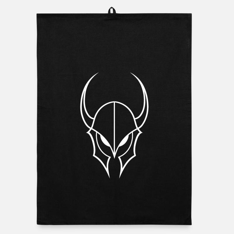 Gehörnter Helm Organic Geschirrtuch