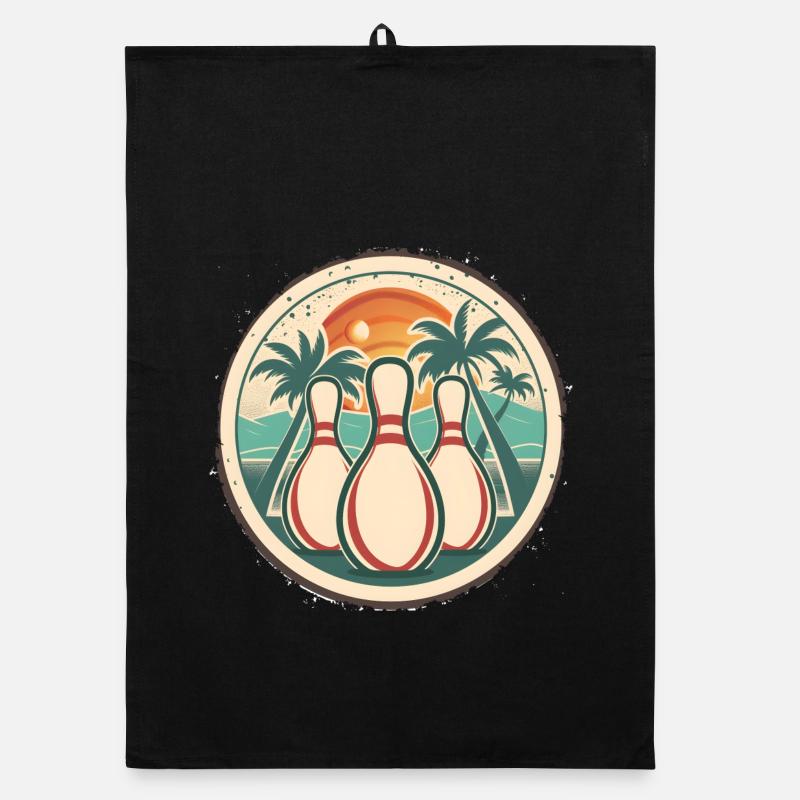 Graphismes de bowling Torchon bio