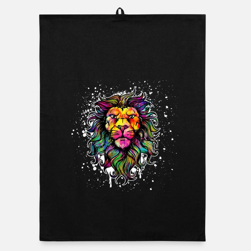 Dessin Illustration Wildstyle Graffiti Lion Torchon bio