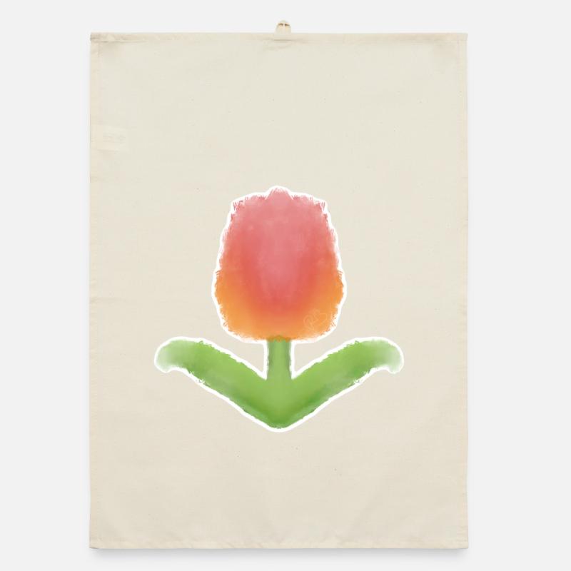 Tulipe ! Torchon bio