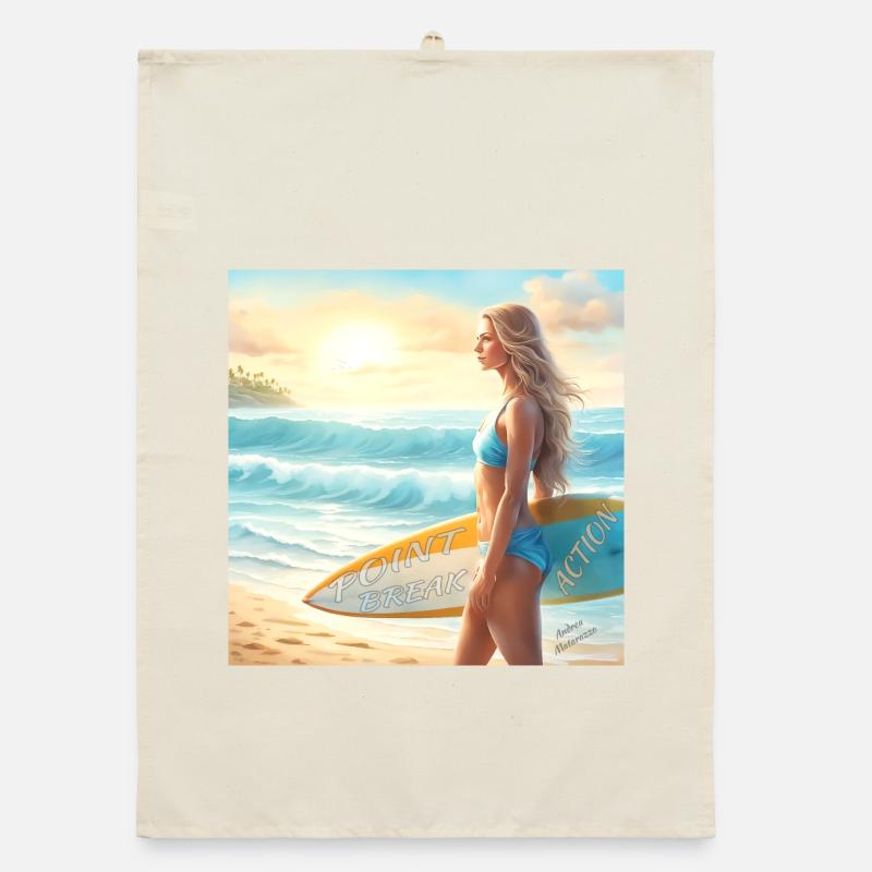 Fille Action Surf Point Break 2 Torchon bio